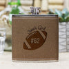 Personalized Flask - "Jesse's Girl" Football