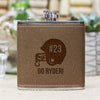 Personalized Flask - "Football Helmet"