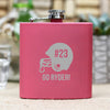 Personalized Flask - "Football Helmet"