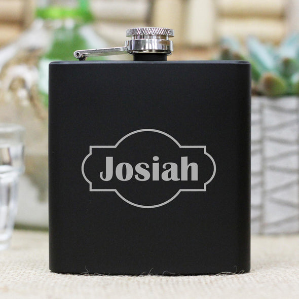 Personalized Flask - "Josiah"