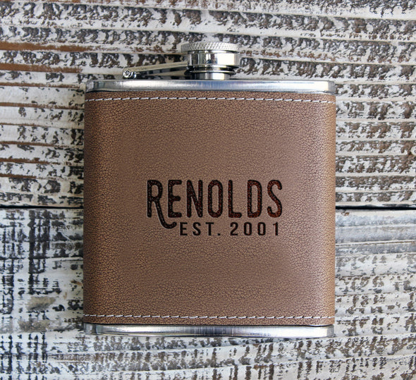 Personalized Flask - "Reynolds"