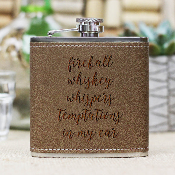 Flask -  "Fireball Whiskey"