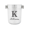 Personalized Ice Bucket - Initial With Last Name