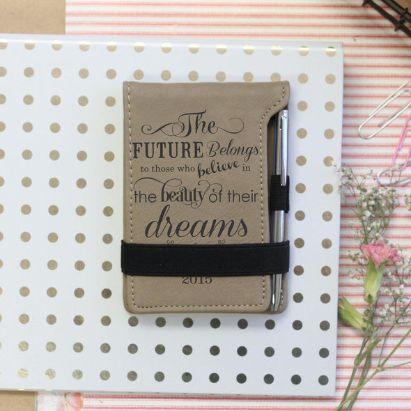 "Future belongs to those" Personalized Notebook