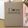 "I love Traveling" Notebook