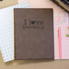 "I love Traveling" Notebook