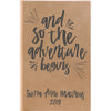 Personalized Notepad or Personalized Journal: And So The Adventure Begins