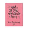 Passport Cover, Engraved Passport Cover, Custom Passport Holder, "And so the adventure begins"