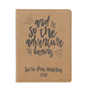 Passport Cover, Engraved Passport Cover, Custom Passport Holder, "And so the adventure begins"