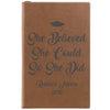 Personalized Notepad or Personalized Journal: She Believed She Could So She Did