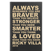 Personalized Journal, Notebook, Always remember you  are braver than you believe stronger than you seem smarter than you think and loved more than you know