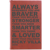 Personalized Journal, Notebook, Always remember you  are braver than you believe stronger than you seem smarter than you think and loved more than you know