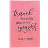 Personalized Journal - "Travel Far Enough, You Meet Yourself"