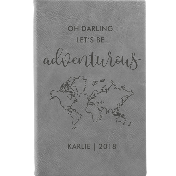 Personalized Notepad or Personalized Journal: Oh Darling Let's be Adventurous