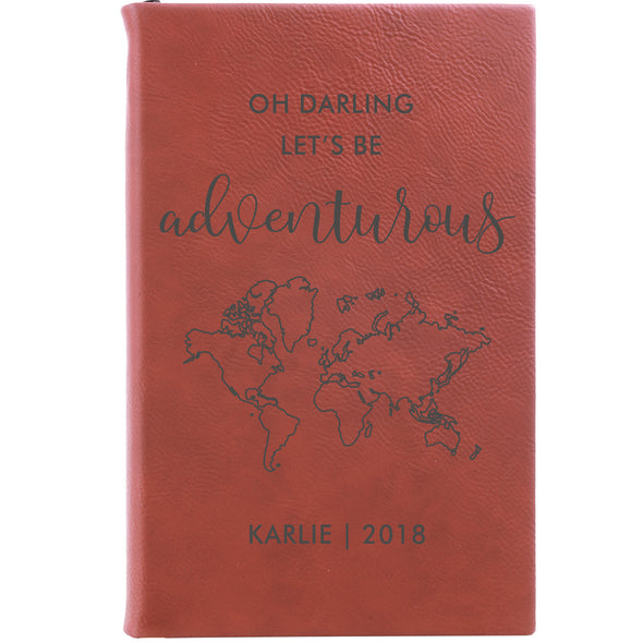 Personalized Notepad or Personalized Journal: Oh Darling Let's be Adventurous