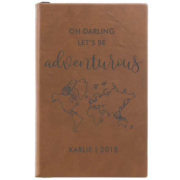 Personalized Notepad or Personalized Journal: Oh Darling Let's be Adventurous