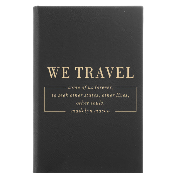 Personalized Journal - "We Travel"