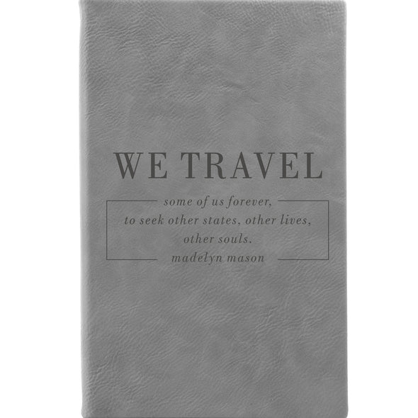 Personalized Journal - "We Travel"