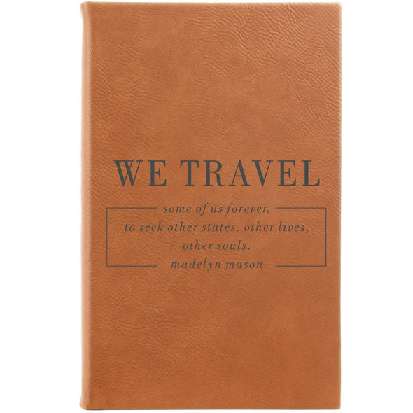 Personalized Journal - "We Travel"