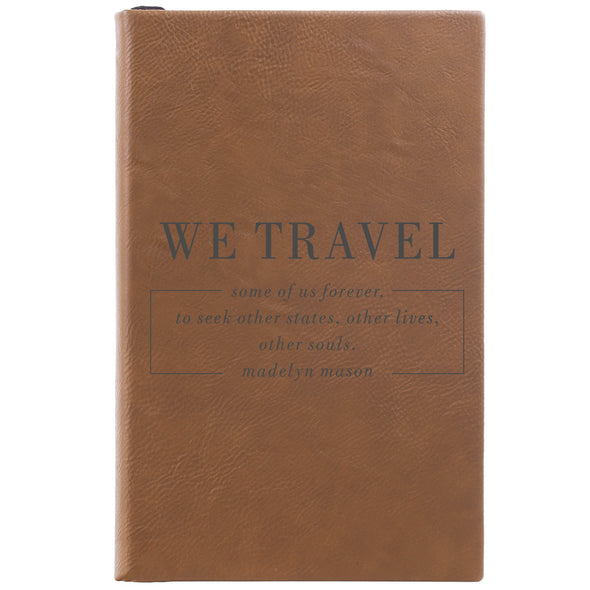 Personalized Journal - "We Travel"