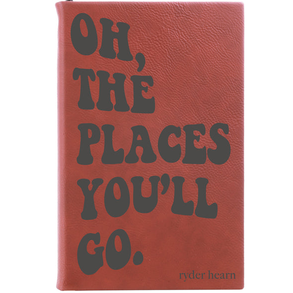 Personalized Journal - "Oh, The Places You'll Go"