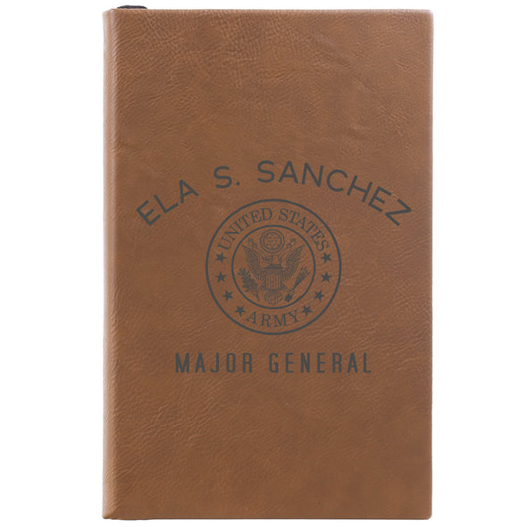 Personalized Journal - "Major General Army"