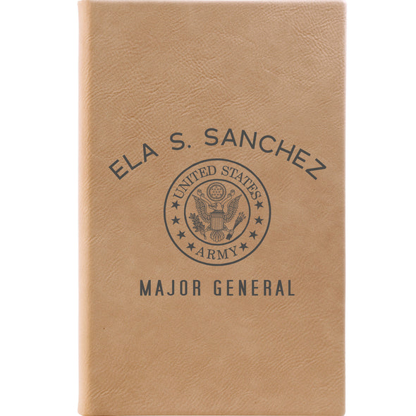 Personalized Journal - "Major General Army"