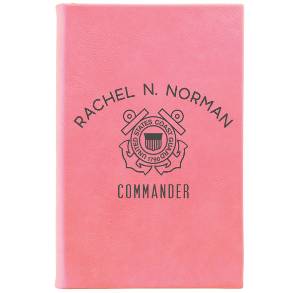 Personalized Journal - "Commander With Anchors"