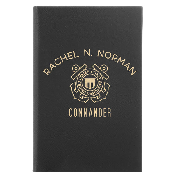 Personalized Journal - "Commander With Anchors"