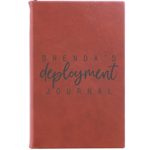 Personalized Journal, Notebook, deployment, military