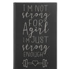 Personalized Journal - "Strong Enough"