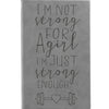 Personalized Journal - "Strong Enough"