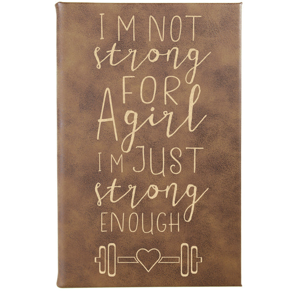 Personalized Journal - "Strong Enough"