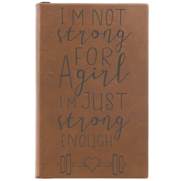 Personalized Journal - "Strong Enough"