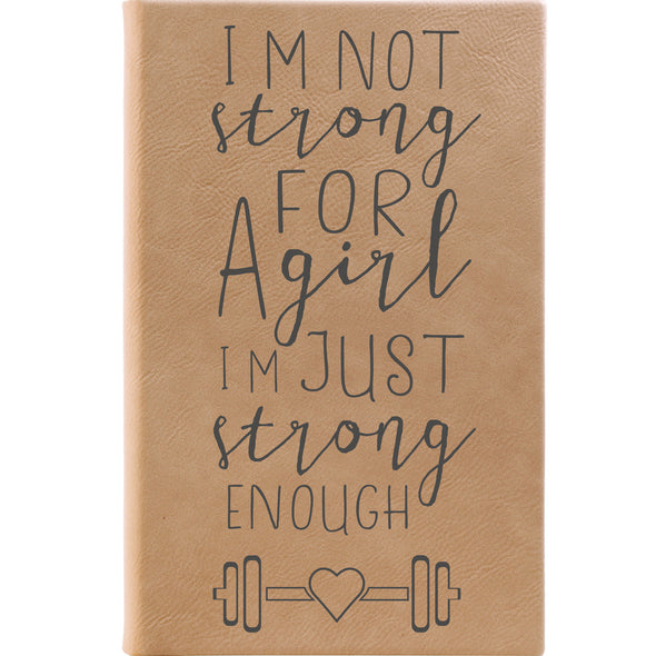 Personalized Journal - "Strong Enough"