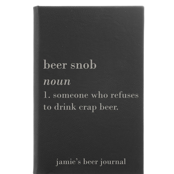 Personalized Journal - "Beer Snob"