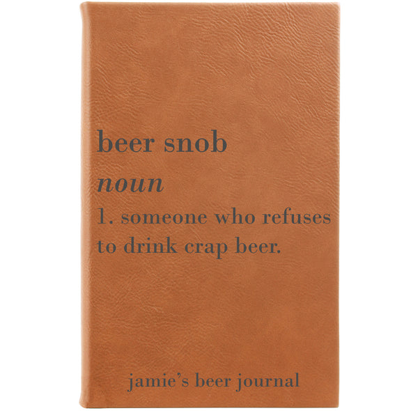 Personalized Journal - "Beer Snob"