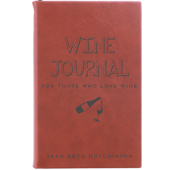 Personalized Journal - "For Those Who Love Wine"