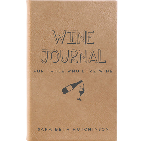 Personalized Journal - "For Those Who Love Wine"