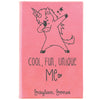 Pink unicorn journal