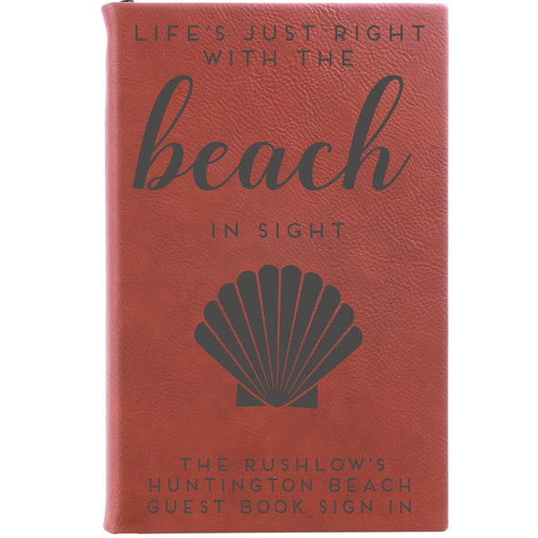 Personalized Journal - "Life At The Beach"