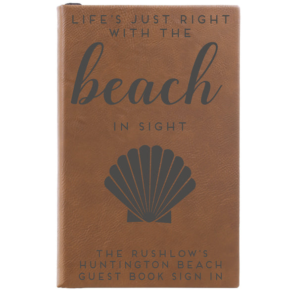 Personalized Journal - "Life At The Beach"