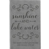 Personalized Journal - "Sunshine And Lake Water"