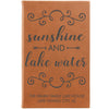 Personalized Journal - "Sunshine And Lake Water"