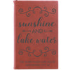 Personalized Journal - "Sunshine And Lake Water"