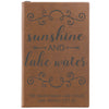 Personalized Journal - "Sunshine And Lake Water"