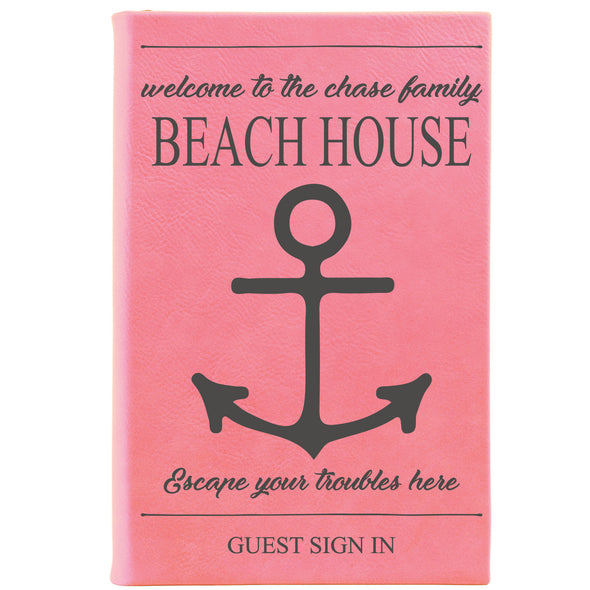 Personalized Journal - "Welcome To The Beach House"