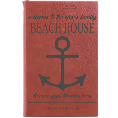 Personalized Journal - "Welcome To The Beach House"