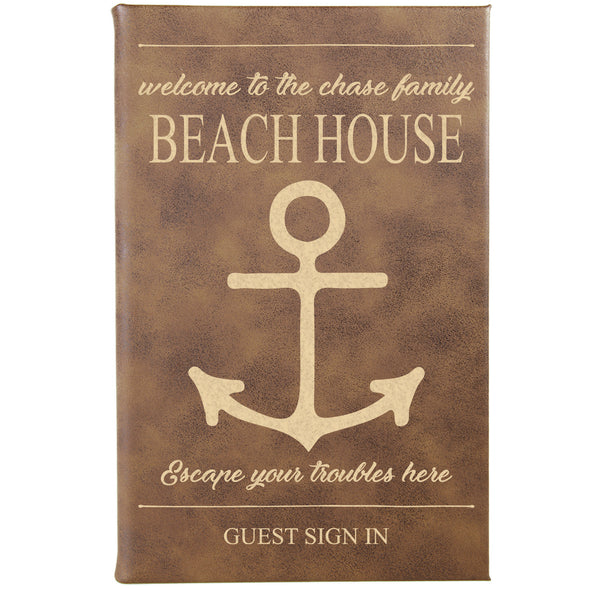 Personalized Journal - "Welcome To The Beach House"