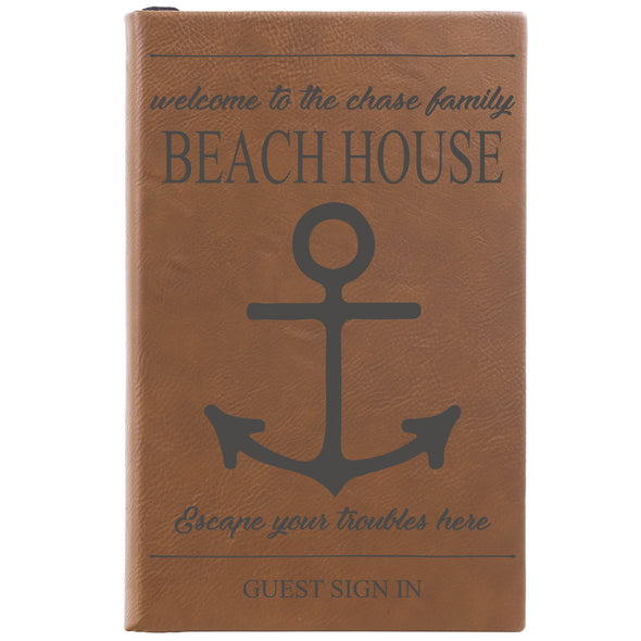 Personalized Journal - "Welcome To The Beach House"